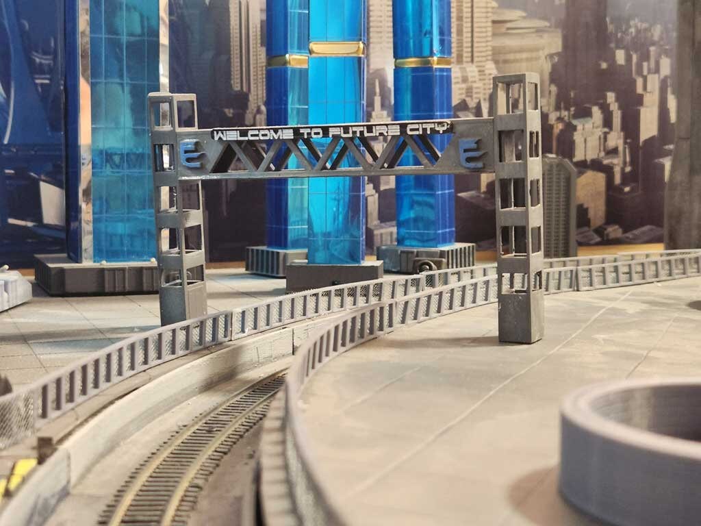 Elevator Causeway | 3D Printed N Scale Models | White PLA (NS-18)