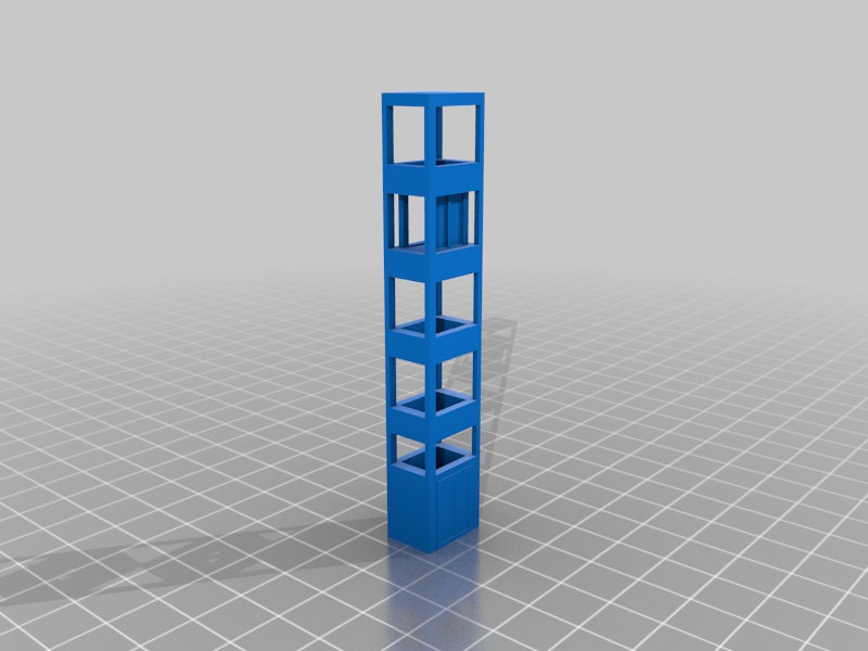 Elevator Causeway | 3D Printed N Scale Models | White PLA (NS-18)
