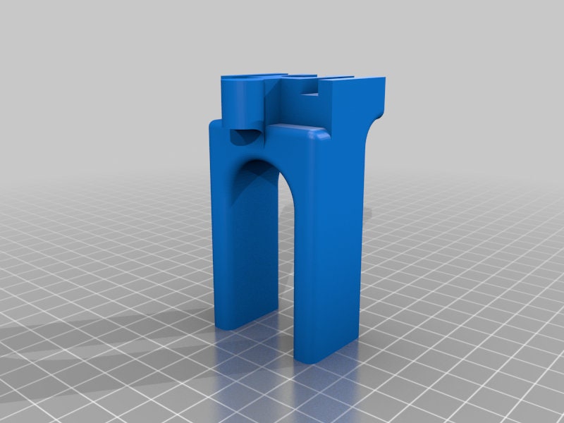 Train Track Junction and Bridge Stilts (Brio) | 3D Printed Wooden Train Track Parts (TR-11)