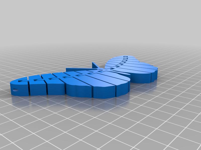 a 3d image of a curved blue object