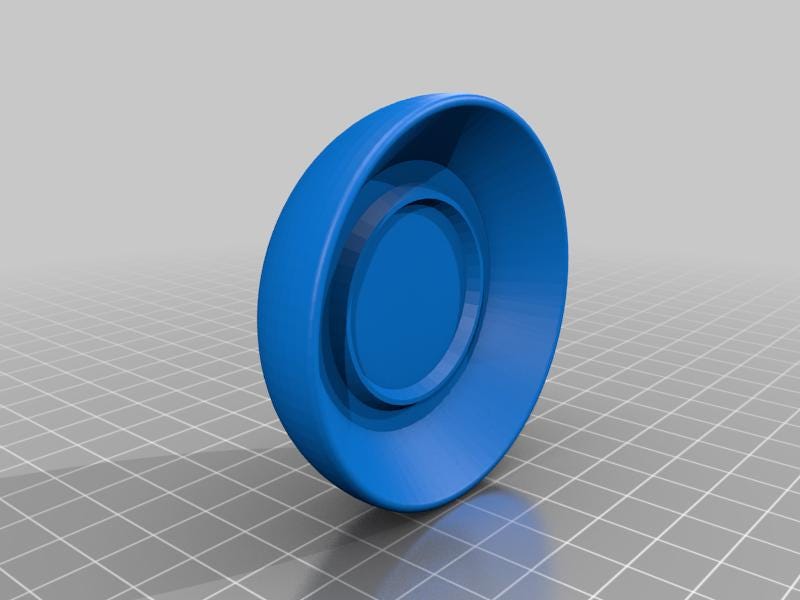 a blue object sitting on top of a table
