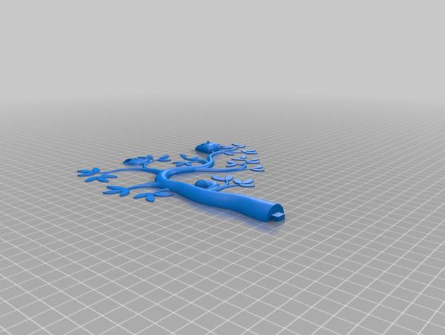 a computer generated image of a blue object