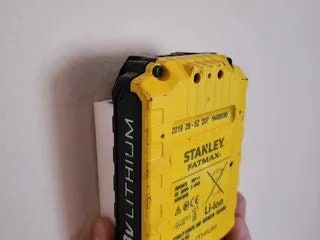 Stanley Fatmax 18V Wall Battery Holder | 3D Printed Stanley Tool Accessories (MA-09)