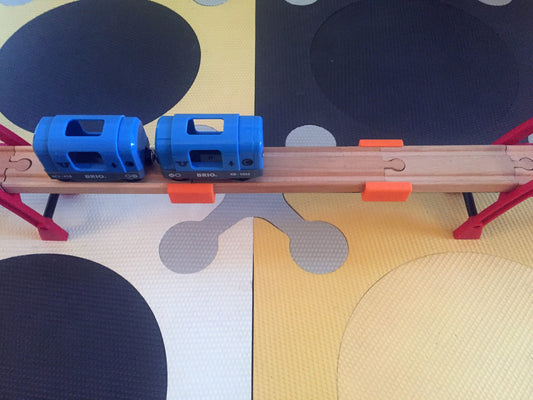 Wooden Train Track Coupler | 3D Printed Wooden Train Track Parts (TR-31)